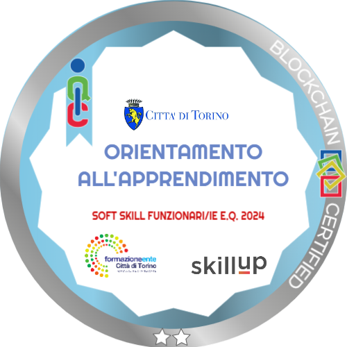 ORIENTAMENTO ALL'APPRENDIMENTO (Silver)  - SOFT SKILL FUNZIONARI/IE E.Q 2024
